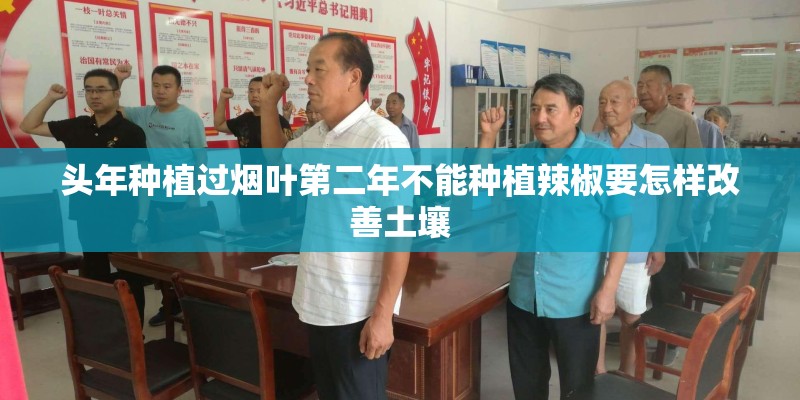 头年种植过烟叶第二年不能种植辣椒要怎样改善土壤