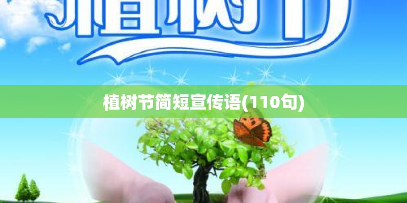 植树节简短宣传语(110句)
