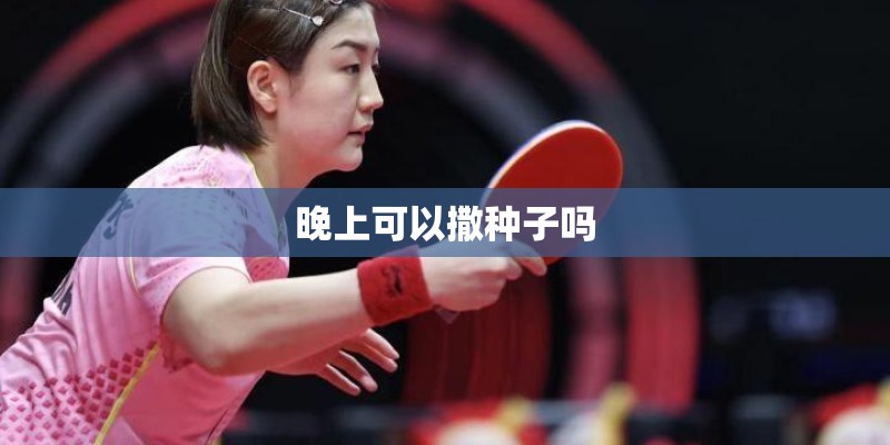 晚上可以撒种子吗