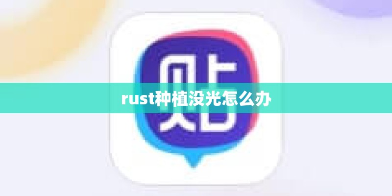 rust种植没光怎么办