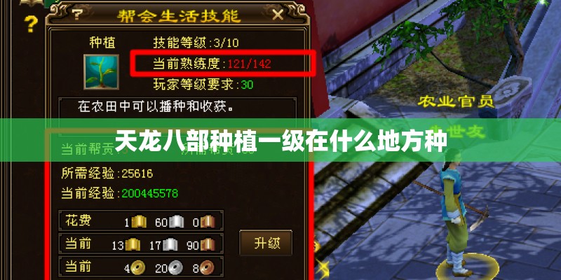 天龙八部种植一级在什么地方种 天龙八部种植一级在什么地方种