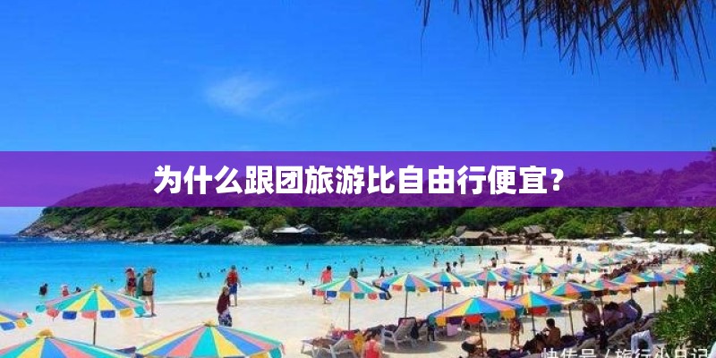 为什么跟团旅游比自由行便宜？