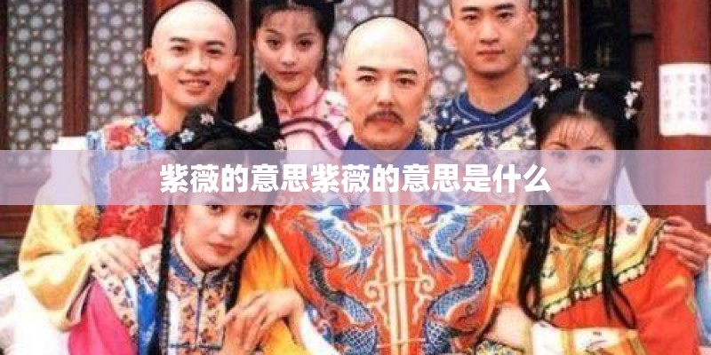 紫薇的意思紫薇的意思是什么