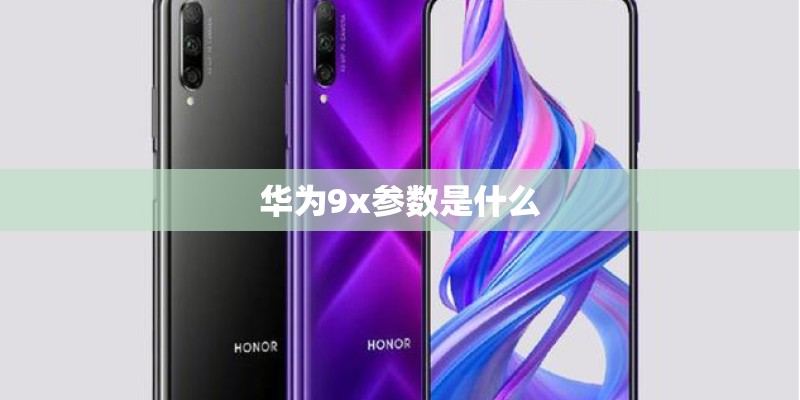 华为9x参数是什么