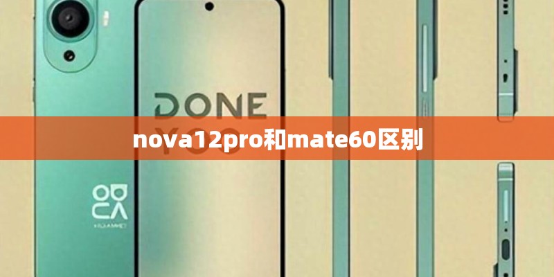 nova12pro和mate60区别