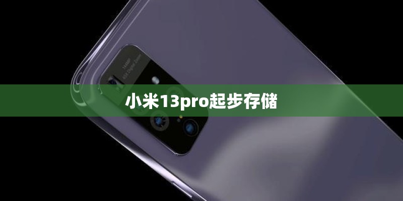 小米13pro起步存储