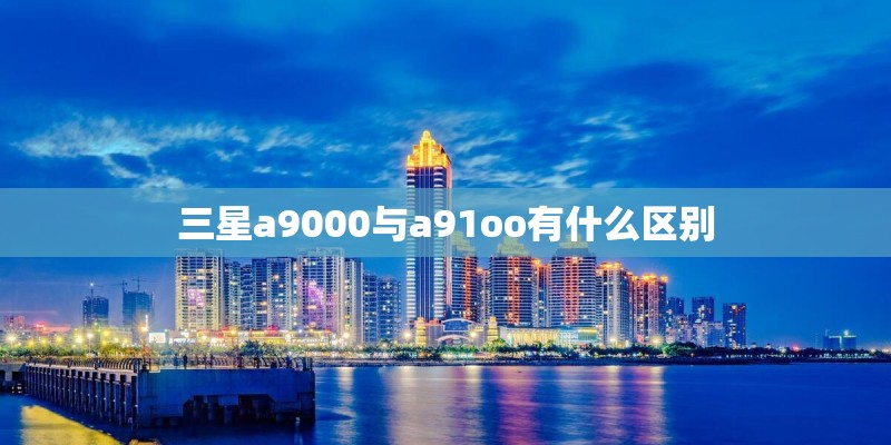 三星a9000与a91oo有什么区别 三星a9000与a91oo有什么区别