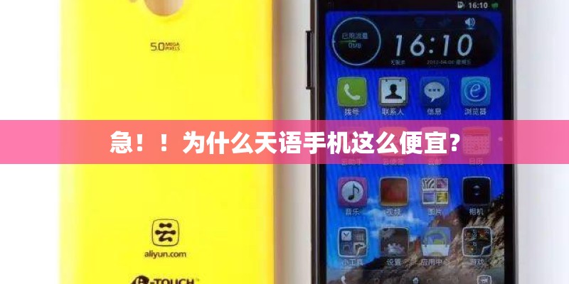 急!!为什么天语手机这么便宜? 急!!为什么天语手机这么便宜?