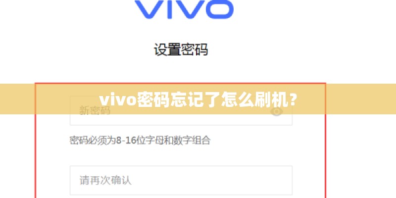 vivo密码忘记了怎么刷机？