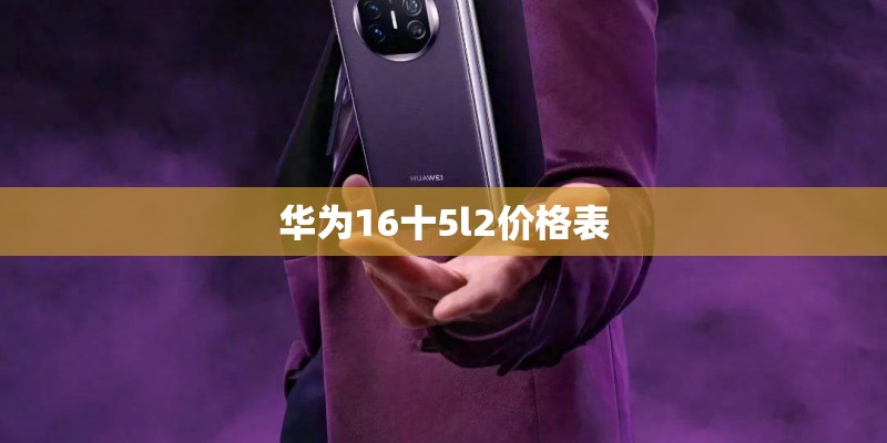 华为16十5l2价格表