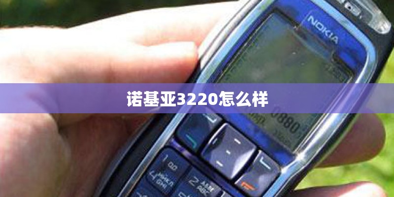 诺基亚3220怎么样