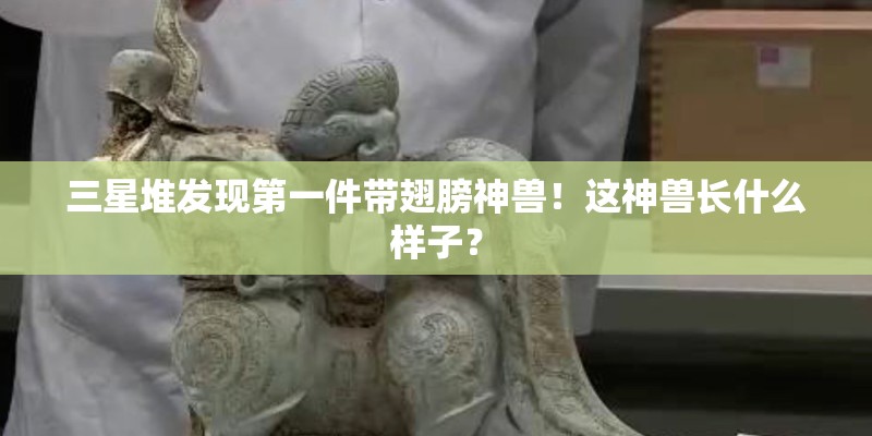 三星堆发现第一件带翅膀神兽!这神兽长什么样子? 三星堆发现第一件带翅膀神兽!这神兽长什么样子?