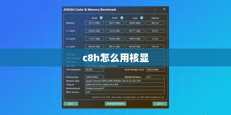 c8h怎么用核显