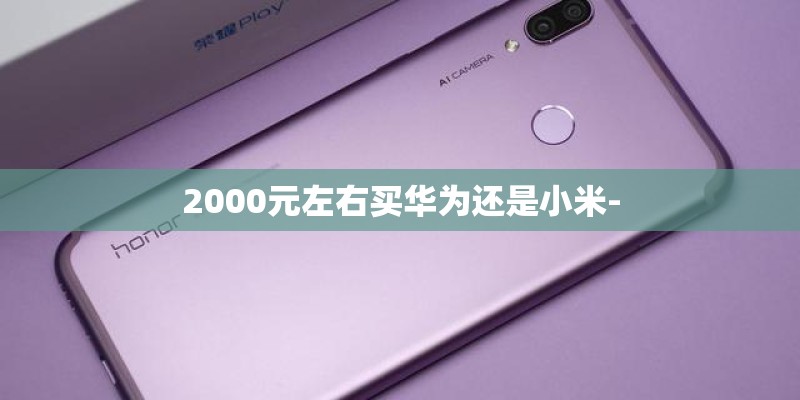 2000元左右买华为还是小米-
